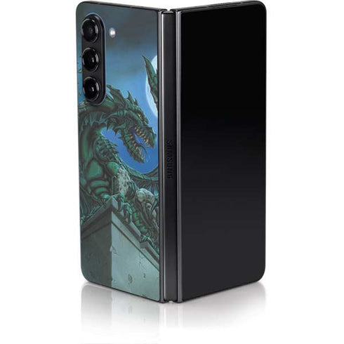 The Green Dragon by Ed Beard Jr Galaxy Z Fold5 5G Skin